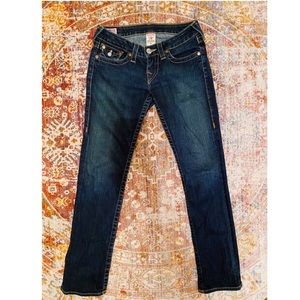 True Religion Straight Leg Jeans (dark wash)